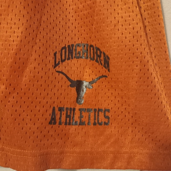 UT Longhorn Athletics M Mens Mesh Athletic Shorts in Orange n Black - Picture 2 of 9